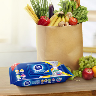 维达厨房专用清洁湿纸巾26片/包*3包 厨房纸卫生湿巾新旧包装交替 *5件