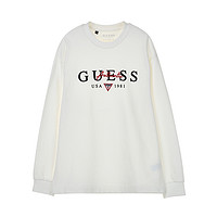 GUESS 男女同款刺绣logo字母图案圆领卫衣 *2件