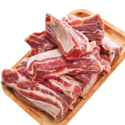 新鲜牛肉牛肋条牛排骨 500g装*2件