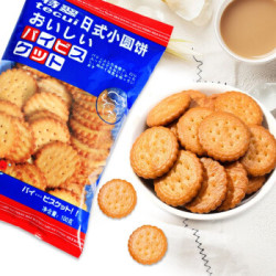 一品兔 日式小圆饼海盐味 2包装 *3件