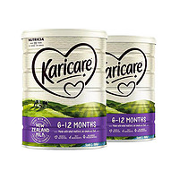 新西兰进口可瑞康Karicare婴幼儿配方牛奶粉2段 900g*2罐