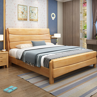 MUFAN-HOME 木帆家居 现代中式双人床 1.5米