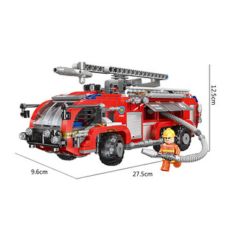 星堡积木 XB-03029 举高消防车