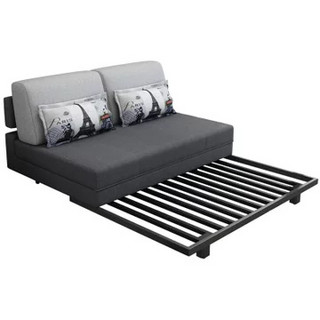 TIMI 天米 沙发床 多功能 客厅沙发(深灰色 1.45米)