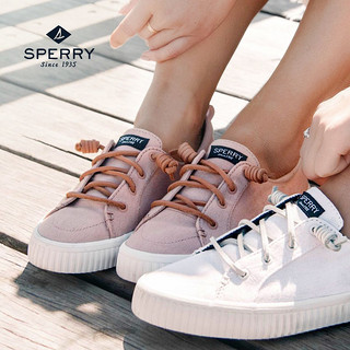 SPERRY  STS80644 女士雷根结系带帆布鞋