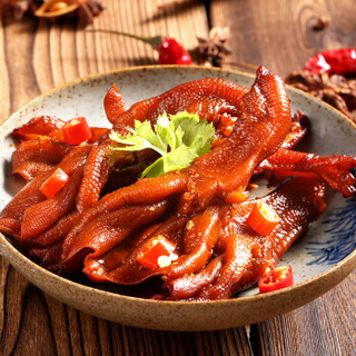 百草味 鸭肉卤味大礼包370g 鸭舌鸭脖鸭爪鸭肉类麻辣卤味零食