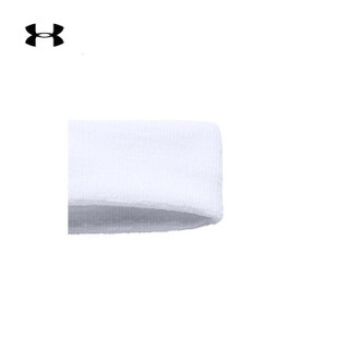 安德玛 官方 UA Performance 男子 运动头带 Under Armour-1276990 白色100 均码