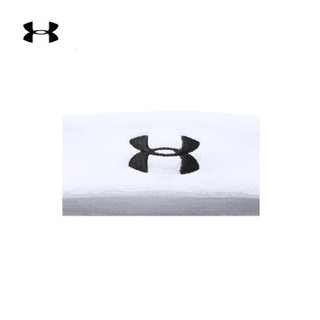 安德玛 官方 UA Performance 男子 运动头带 Under Armour-1276990 白色100 均码