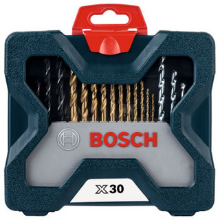 博世（BOSCH）金工木工石工批头钻头混合套装 X30TI（30支）