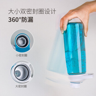 驼峰（CAMELBAK） 美国户外运动水壶大容量水杯塑料水瓶 09506炭灰色1500ml