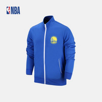 NBA 勇士队 时尚立领潮流开衫运动外套 夹克 男 图片色 XL