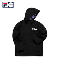 FILA FUSION 斐乐女子棉服2019冬季新款运动梭织棉服工装服 黑色-BK（宽松版型，建议拍小一码） 175/92A/XL