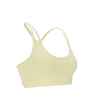 Salomon 萨洛蒙女款户外跑步Bra LIGHT BRA 淡黄色392871 L