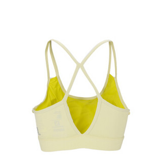 Salomon 萨洛蒙女款户外跑步Bra LIGHT BRA 淡黄色392871 L