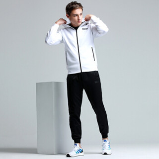 KELME卡尔美秋季休闲运动套装连帽夹克跑步运动服3981513 深蓝 2XL