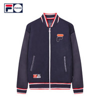 FILA FUSION 斐乐 女子外套 冬季休闲运动潮流时尚梭织棉服 藏青色-NV 155/76A/XS