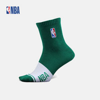 NBA 男士平板运动低邦袜 透气吸汗 袜子 WLTJS201 绿色 均码