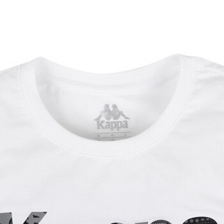 Kappa卡帕 男款运动短袖休闲T恤夏季半袖|K0712TD06D 漂白-001 M