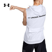 Under Armour 安德玛官方UA男子Always On1/2拉链无袖运动背心-1351063 白色100 L