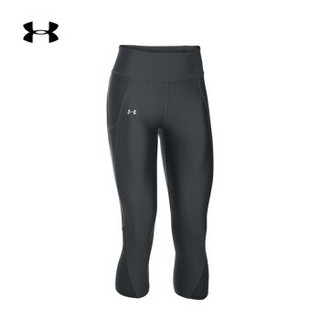 Under Armour 安德玛 UA女子 Fly-by印花紧身中裤-1297934 灰色008 L