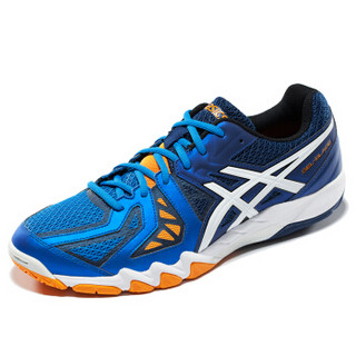 ASICS/亚瑟士17春夏 新款 男羽毛球鞋GEL-BLADE 5 R506Y-3901 蓝色/白色/海军蓝 40.5