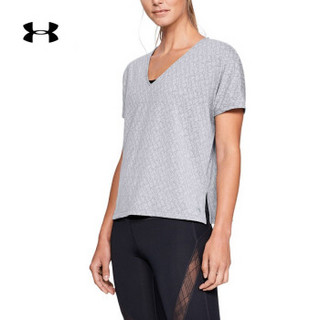 Under Armour 安德玛 UA 女子 Misty Burnout短袖运动T恤-1324319 灰色036 M