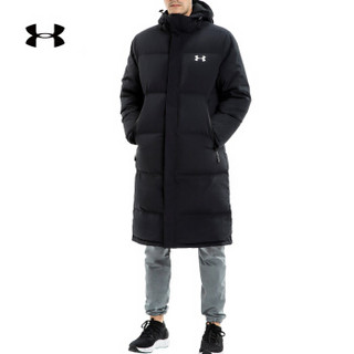 安德玛官方 UA 男子 长款运动宽松羽绒服 Under Armour-1345057 黑色001 S(165/88A)