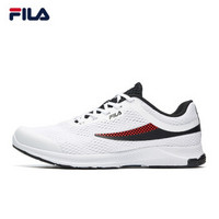 FILA 斐乐官方 RAPID/急速 男子跑步鞋 2019夏季新款时尚运动鞋男 标准白-WT 39