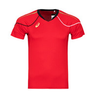 ASICS/亚瑟士 男式运动短袖跑步T恤 XW6723-24 红色 M