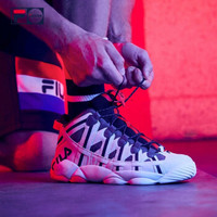 FILA FUSION 斐乐 SPAGHETTI 男子篮球鞋 冬新款运动鞋球鞋 白沙/黑色-WB 42.5