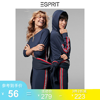 ESPRIT EDC 098CC1E012 女士七分袖连衣裙 黑001 160/84A/M