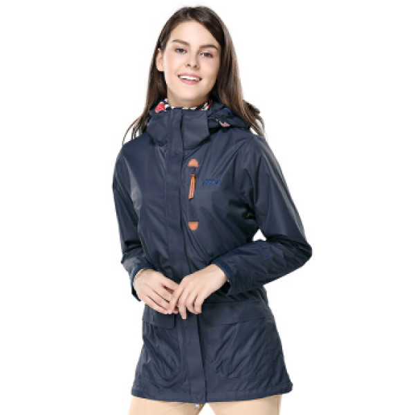 the first outdoor 情侣款户外防风衣 男女中长款防水透气休闲防风