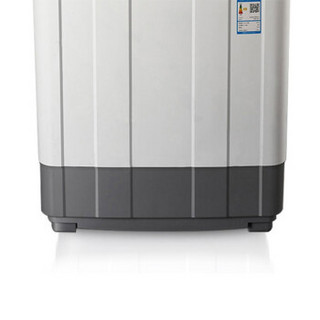 韩电（KEG）半自动洗衣机双缸大容量家用 XPB85-A8T透明黑