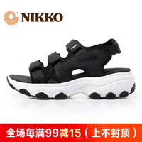 Nikko凉鞋日高户外女沙滩鞋户外女轻便增高运动凉鞋BS5229020 黑色 36