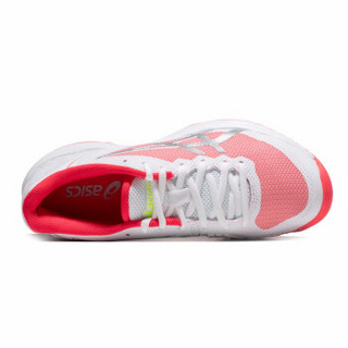 ASICS亚瑟士 运动鞋网球鞋 女E850N-110 白色/粉色 35.5