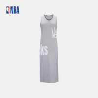 NBA潮流服饰 尼克斯队 休闲运动 针织连衣裙 MK0209AA 麻灰色 XS