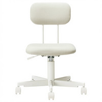 無印良品 MUJI 無印良品 工作椅/灰色 宽55.5×长53×高74~84cm