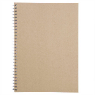 无印良品 MUJI 双环笔记本/纯色 米色 B5/米色/80张