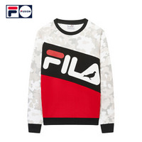 FILA FUSION x Staple FUSION系列卫衣男冬季潮流运动休闲套头衫 云白-WT 180/88A/XL