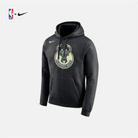 NBA密尔沃基雄鹿队 Nike球队Logo 男子 NBA 连帽衫 AA3677-010 图片色 M(成人)