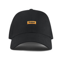 KAPPA卡帕 情侣男女棒球帽遮阳帽鸭舌帽 |K09W8MB01 黑色-990 均码