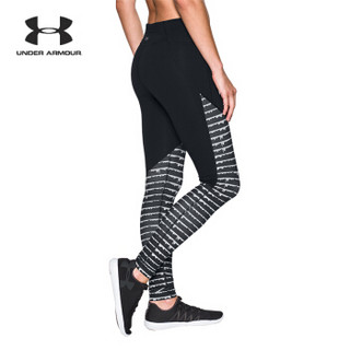 Under Armour UA女子Mirror ColorBlock紧身裤-1292272 黑色001 L