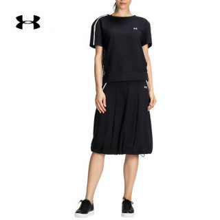 Under Armour 安德玛官方 UA女子夏季LAYERING运动短袖圆领T恤 -1332506 黑色001 L