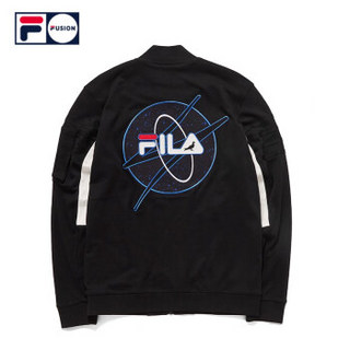 FILA FUSION X STAPLE 斐乐 男子外套 2019夏季新款运动针织夹克 黑色-BK（宽松版型，建议拍小一码） 185/104A/XXL