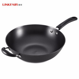 LINKFAIR 凌丰 铁不粘炒锅 32cm  