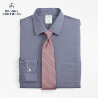 Brooks Brothers/布克兄弟男士修身免烫正装衬衫1000069123 B465-蓝色 16/H/4