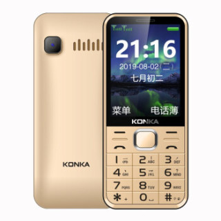商品康佳(konka) u10 老年手机 移动直板按键机功能机老人手机 锖色