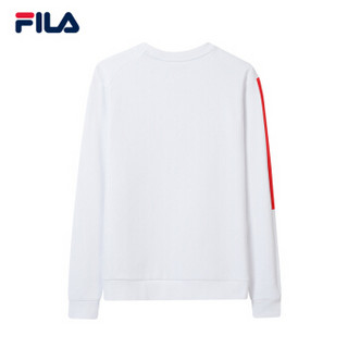 FILA 斐乐官方 男套头卫衣 2019春季RED系列 白色-WT 175/96A/L