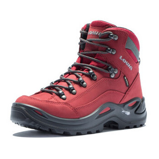 LOWA 德国 登山鞋作战靴户外防水徒步鞋RENEGADE GTX进口女款多彩中帮 L320945 红色 39