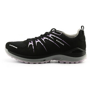 LOWA 德国 户外越野跑步透气运动鞋 INNOX EVO Q3 L进口女款低帮 L320700 黑色/淡紫色 36.5